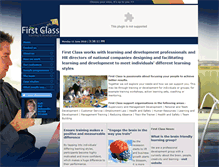 Tablet Screenshot of firstclass-training.co.uk